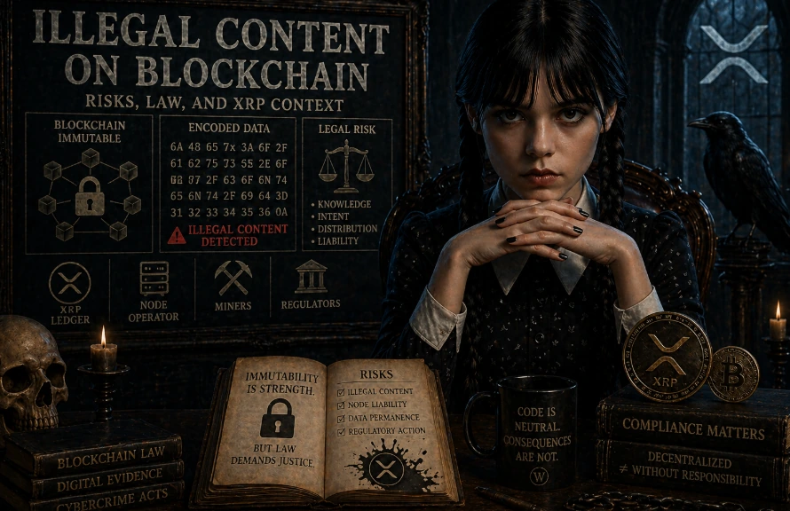 Illegal Content on Blockchain: Risks, Structure, and XRP Context